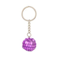 Mirror Disco Ball Keychain Reflective Sphere Ten Colors view 8