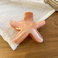 Iridescent Acrylic Starfish Hair Claw Clips Six Color Options view 7