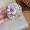 Purple Flower Clip