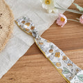 Printed Fabric Skinny Scarf Neck Ties in Eight Patterns view 7