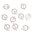 Crystal Eiffel Tower Pearl Alloy Charm Pendants for Jewelry Making view 9