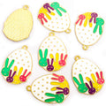 Enamel-Look Rabbit Alloy Charms in 4 Styles for Jewelry Crafts view 6