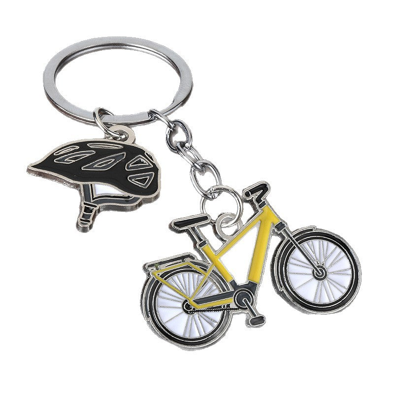 Mini Bicycle Zinc Alloy Keychain Gift Pendant Accessory