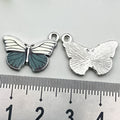 Color Enamel Zinc Alloy Butterfly Insect Charm Pendant for DIY Bracelet Necklace Earrings