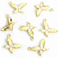 Pastel Hummingbird Metal Jewelry Charms, 12 Colorways view 10