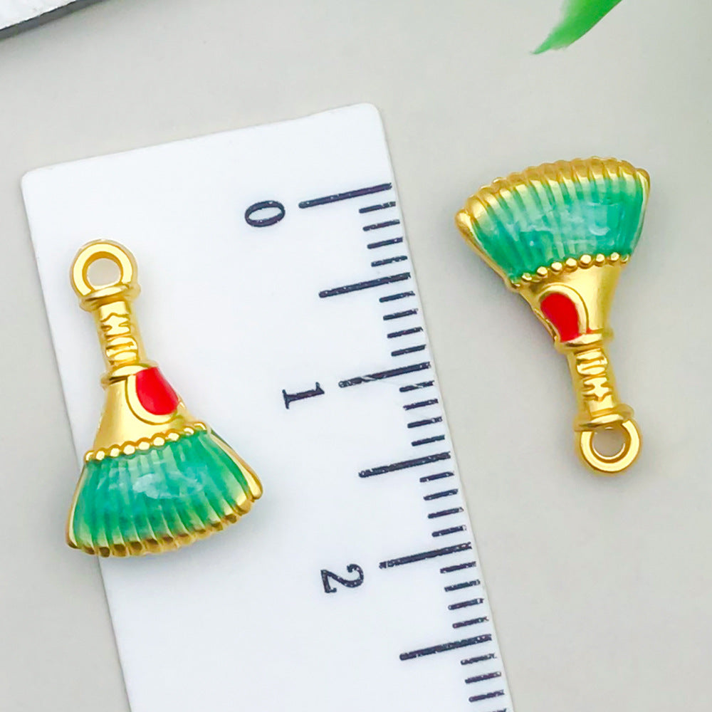 Zinc Alloy Cartoon Zongzi Festival Charm Pendant for DIY Hair Tie Bracelet Jewelry