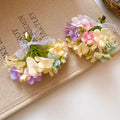Assorted Fabric Flower Duckbill Hair Clips Seven Styles view 8