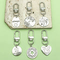 Heart Charm Keychains in 11 Pictured Variations for Bags and Keys view 1
