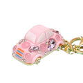 Jeweled Beetle Car Keychains in Four Colors with Multiple Loops and Wrist Straps view 5