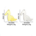 Polished Gold Silver Dinosaur Alloy Charms in 4 Styles view 2