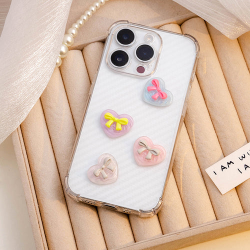 Primary supplied view of heart bow DIY jewelry component