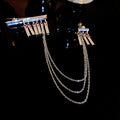 Silver Tone Crystal Ear Cuffs and Ear Wraps in Four Designs view 9