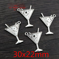 Miniature Barware and Cocktail Charms in Antique Silver Finish view 7