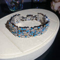 Blue Floral Statement Jewelry Collection With Six Designs view 8