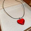 Red Glass Heart