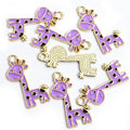Enamel-Look Giraffe Alloy Charms in 16 Styles for Jewelry Crafts view 7