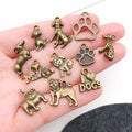 Gold-Tone Dog Metal Charms with 26 Listed Options for DIY Jewelry Making view 3