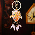 Pearl and Crystal Goldfish Keychains in Four Colors plus Assorted Option view 4