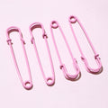 Color Coated Metal Safety Pins in Ten Color Options view 9