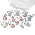 Flocked Koala and Hedgehog Phone Strap Charms 12 Styles view 5