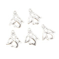 Openwork Angel Silhouette Charms in Antique Silver Finish view 5