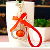 Red-Braided Heart-Persimmon