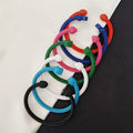 Color-Coated Twisted Wire Open Cuff Bracelets in Seven Colors view 2