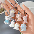 Flocked Resin Dog Phone Strap Charms Lobster 24 Styles view 2