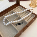 White Pearl Necklace Six Styles Strands Heart and Bamboo view 3