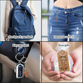 Wooden Cross Keychain With Metal Ring And Two Packaging Options view 2
