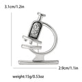 Crystal Microscope Brooch for Jackets Scarves and Coats view 6