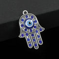 Evil Eye Hamsa Hand of Fatima Charm Pendant Five Styles view 3
