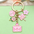 Flower Charm Keychains in 7 Pictured Variations for Bags and Keys view 3
