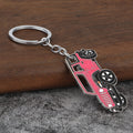 Off-Road Pickup Truck Zinc Alloy Keychain Bag Charm Accessory