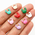 Tiny Enamel Crab Metal Charms in Nine Color Options view 2