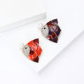 Colorful Fan Tail Fish Crystal Brooch With Pearl Accent view 2