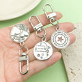 Heart Charm Keychains in 11 Pictured Variations for Bags and Keys view 2
