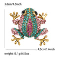 Colorful Crystal Frog Brooch in Two Pattern Designs view 5