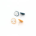 Smiling Cloud and Round Face Novelty Stud Earrings in Two Designs view 5