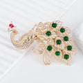 Peacock Metal Brooch Pin for Jackets and Lapels 7.9 x 7.6 cm view 5