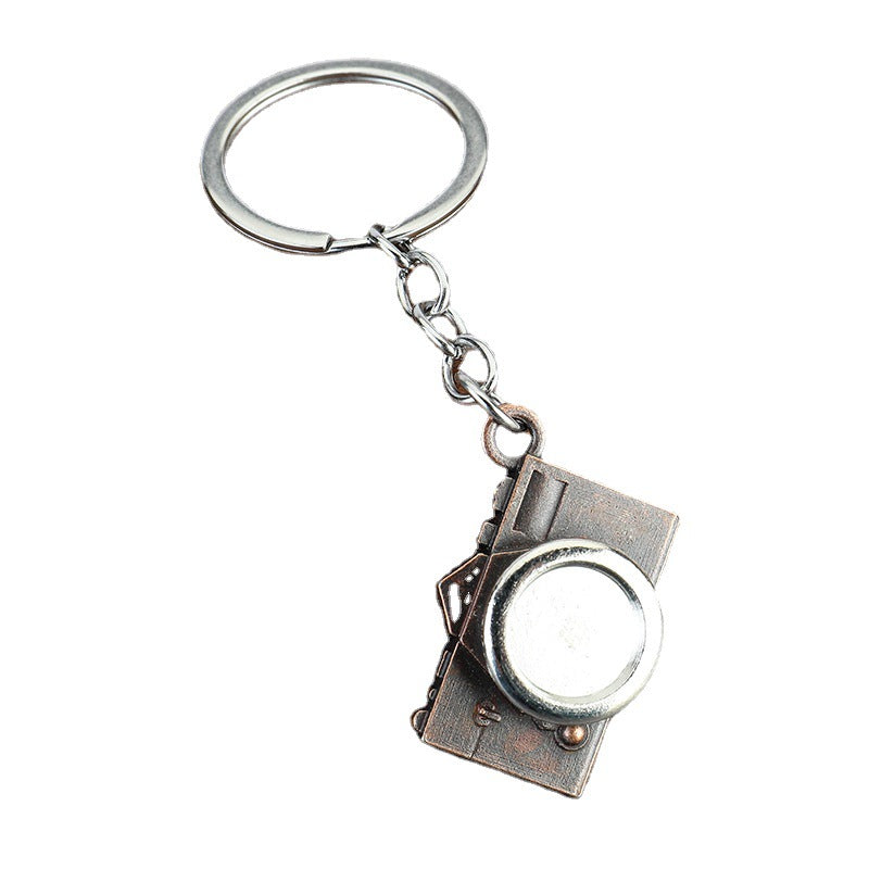 Vintage Camera Alloy Keychain Gift Bag Charm Accessory