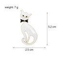 Ribbon Bow Enamel Two Designs Metal Brooch Pin for Jackets and Lapels view 3