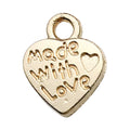 Yellow Heart and Letter Metal Charms with 26 Listed Options view 9