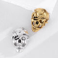 Flower Two Designs Metal Brooch Pin 4.4 x 3.2 cm for Jackets and Lapels view 5