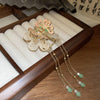 Gold Green Fringe