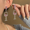 Pink Wine Glasses