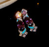 Gold Lilac Studs