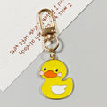 Yellow Duck Figure Gold Tone Clip Charms in Four Designs view 8