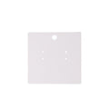 Blank White Square and Half-Size Jewelry Display Cards view 5