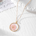 Resin Pressed Flower Keychain Necklace Stud Earrings 6 view 6
